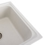 Изображение Гранітна мийка для кухні VALESO 7950 Equatoria матова Біла в крапку ИМ Light-Deco 3 