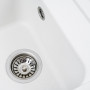 Зображення Гранітна мийка для кухні VALESO KORRADO 4050 матова Білосніжна ИМ Light-Deco 3 