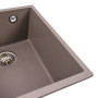 Изображение Гранітна мийка для кухні VALESO ROXY 3744 матова Дюна ИМ Light-Deco 3 