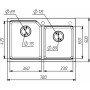 Зображення Гранітна мийка для кухні VALESO HARMONY 7850 матова Сафарі ИМ Light-Deco 2 