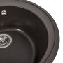 Зображення Гранітна мийка для кухні VALESO LUNA 510 матова Темна скеля ИМ Light-Deco 2 