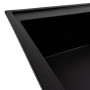 Зображення Гранітна мийка для кухні VALESO AZURIT 7950 матова Чорний металік ИМ Light-Deco 1 