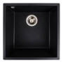 Зображення Гранітна мийка для кухні VALESO 4040 RUBA матовий карбон ИМ Light-Deco 