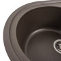 Изображение Гранітна мийка для кухні VALESO 7750 LIRA матова Темна скеля ИМ Light-Deco 2 