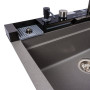 Изображение Гранітна мийка VALESO IRENA 6846 матова Сірий мусон ИМ Light-Deco 6 