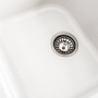 Зображення Гранітна мийка для кухні Platinum 7950 Equatoria матова Білосніжна ИМ Light-Deco 4 