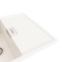 Зображення Гранітна мийка для кухні Platinum 8650 DIAMOND матова (білосніжна) ИМ Light-Deco 3 