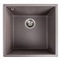 Изображение Гранітна мийка для кухні Platinum 4040 RUBA матова Дюна ИМ Light-Deco 