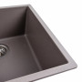 Изображение Гранітна мийка для кухні Platinum 4040 RUBA матова Дюна ИМ Light-Deco 2 