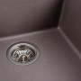 Изображение Гранітна мийка для кухні Platinum 4040 RUBA матова Дюна ИМ Light-Deco 4 