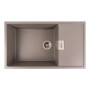 Зображення Гранітна мийка для кухні Platinum 8650 DIAMOND матова Дюна ИМ Light-Deco 