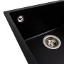 Зображення Гранітна мийка для кухні VALESO 4040 RUBA матовий чорний ИМ Light-Deco 5 