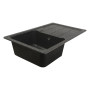 Зображення Гранітна мийка для кухні VALESO VERONA 7850 матова Графіт ИМ Light-Deco 2 