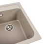Зображення Гранітна мийка для кухні VALESO KORRADO 4050 матова Титан ИМ Light-Deco 1 