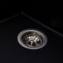 Изображение Гранітна мийка для кухні VALESO SOLID 7843 матова Чорний металік ИМ Light-Deco 4 