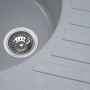 Зображення Гранітна мийка для кухні VALESO LIRA 7750 матова Сірий металік ИМ Light-Deco 1 