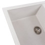 Зображення Гранітна мийка для кухні VALESO SELENA 7950 матова Біла в крапку ИМ Light-Deco 1 