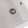 Зображення Гранітна мийка для кухні VALESO SELENA 7950 матова Біла в крапку ИМ Light-Deco 2 