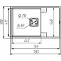 Изображение Гранітна мийка VALESO GALANS 7850 матова Титан ИМ Light-Deco 7 