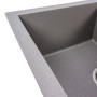 Изображение Гранітна мийка VALESO CRIPTA 6550 матова Сірий мусон ИМ Light-Deco 3 