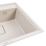 Изображение Гранітна мийка VALESO SHERLIT 6050 матова Чорна ИМ Light-Deco 2 