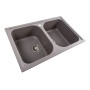 Зображення Гранітна мийка для кухні Platinum 7950 Equatoria матова Дюна ИМ Light-Deco 1 