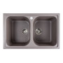 Зображення Гранітна мийка для кухні Platinum 7950 Equatoria матова Дюна ИМ Light-Deco 