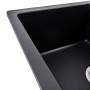 Изображение Гранітна мийка для кухні VALESO ZIRKONE 6250 матова Чорна ИМ Light-Deco 1 