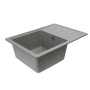 Зображення Гранітна мийка для кухні VALESO LIANA 6243 матова Сіра ИМ Light-Deco 2 
