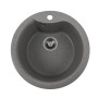 Изображение Гранітна мийка для кухні VALESO TURAS 480 матова Сіра ИМ Light-Deco 