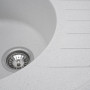 Изображение Гранітна мийка для кухні VALESO SOUL 6250 матова Біла в крапку ИМ Light-Deco 3 