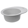 Изображение Гранітна мийка для кухні VALESO SOUL 6250 матова Біла в крапку ИМ Light-Deco 1 