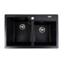 Зображення Гранітна мийка для кухні VALESO HARMONY 7850 матова Карбон ИМ Light-Deco 