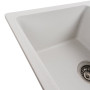 Изображение Гранітна мийка для кухні VALESO 6250 ZIRKONE матова Білосніжна ИМ Light-Deco 1 