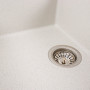 Зображення Гранітна мийка для кухні VALESO LOTOS 6550 матова Біла в крапку ИМ Light-Deco 2 