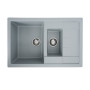 Изображение Гранітна мийка для кухні VALESO TOSKANA 7850W матова Сірий металік ИМ Light-Deco 1 