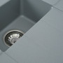 Изображение Гранітна мийка для кухні VALESO TOSKANA 7850W матова Сірий металік ИМ Light-Deco 5 