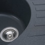 Изображение Гранітна мийка для кухні VALESO SOUL 6250 матова Антрацит ИМ Light-Deco 1 