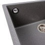 Изображение Гранітна мийка для кухні VALESO OASIS 5444 матова Сірий мусон ИМ Light-Deco 3 
