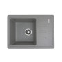 Зображення Гранітна мийка для кухні VALESO LIANA 6243 матова Сірий металік ИМ Light-Deco 