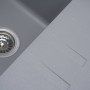 Зображення Гранітна мийка для кухні VALESO LIANA 6243 матова Сірий металік ИМ Light-Deco 3 