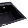 Изображение Гранітна мийка VALESO SHERLIT 6050 матова Чорна ИМ Light-Deco 3 