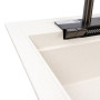 Изображение Гранітна мийка VALESO ATRUM 7950 матова Біла в крапку ИМ Light-Deco 6 