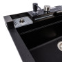 Изображение Гранітна мийка VALESO IRENA 6846 матова Чорний металік ИМ Light-Deco 6 