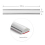 Изображение Молдинг 3000х20х8,5 мм Белый с серебром SW-00002674 ИМ Light-Deco 1 