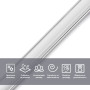 Изображение Молдинг 3000х20х8,5 мм Белый с серебром SW-00002674 ИМ Light-Deco 3 