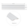 Изображение Молдинг 5000х30х2 мм Глянцевый белый SW-00002686 ИМ Light-Deco 1 