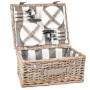Зображення Кошик для пікніка Light House"Естетика" на 6 осіб, білий (0503-009) ИМ Light-Deco 