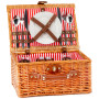 Зображення Кошик для пікніка Light House"На пляжі" на 2 особи, коричневий (0503-025) ИМ Light-Deco 