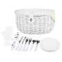 Зображення Кошик для пікніка Light House"Зустріч" на 2 особи, білий (0503-013) ИМ Light-Deco 1 